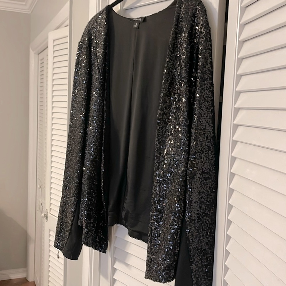 Black sequin jacket